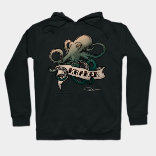 Kraken Tattoo Style Art Hoodie